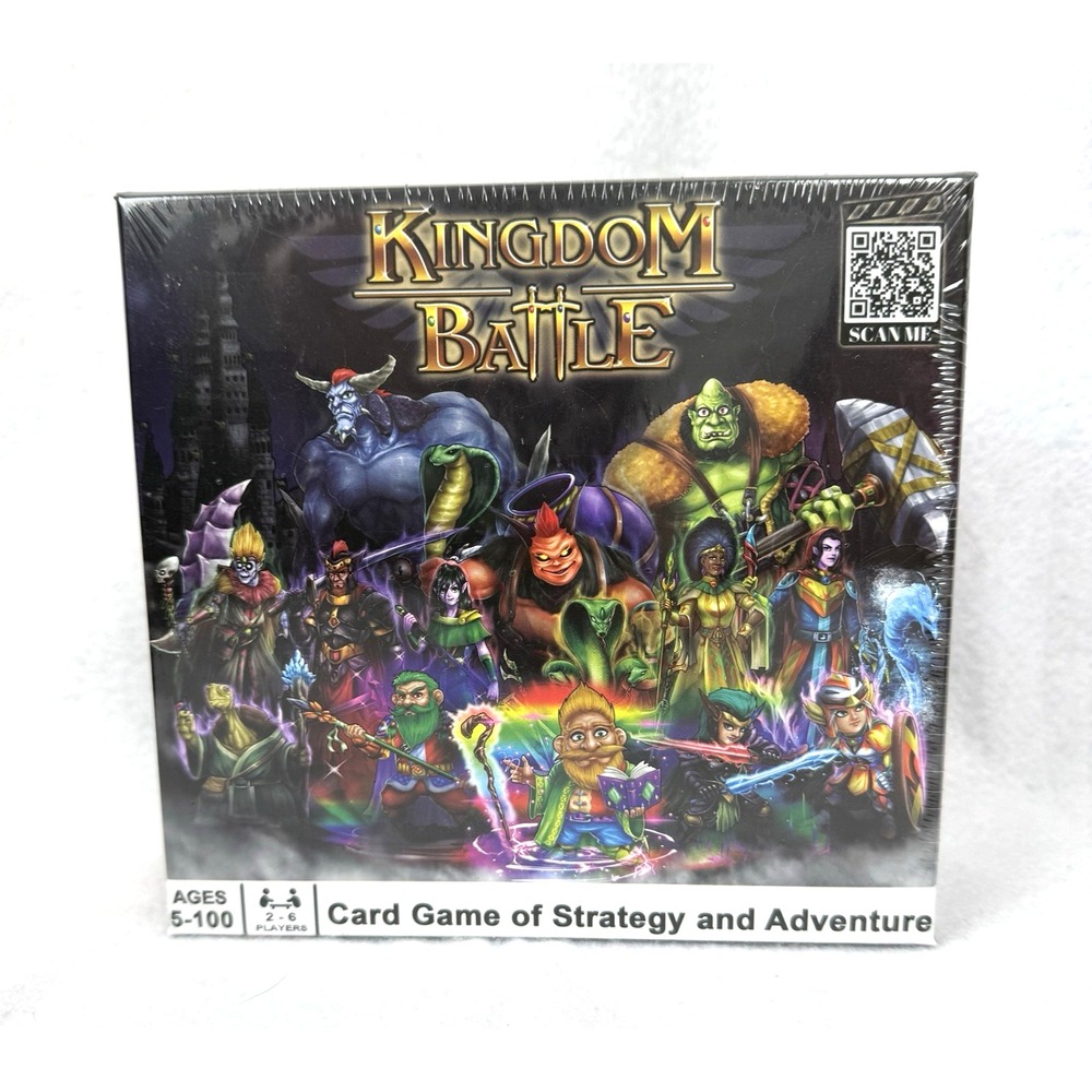 Kingdom Battle Card Game Mindinventions 2022 Ages 5-100 2-6 Players New Sealed